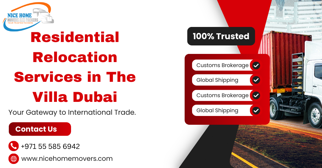 Relocation Services in The Villa Dubai