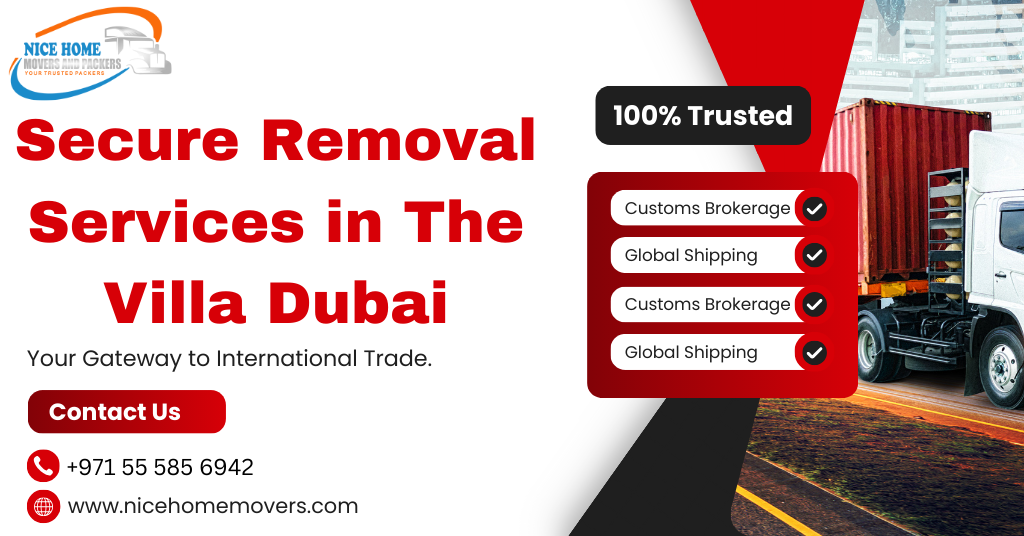 Removal Services in The Villa Dubai
