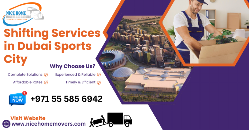 Shifting Services in Dubai Sports City