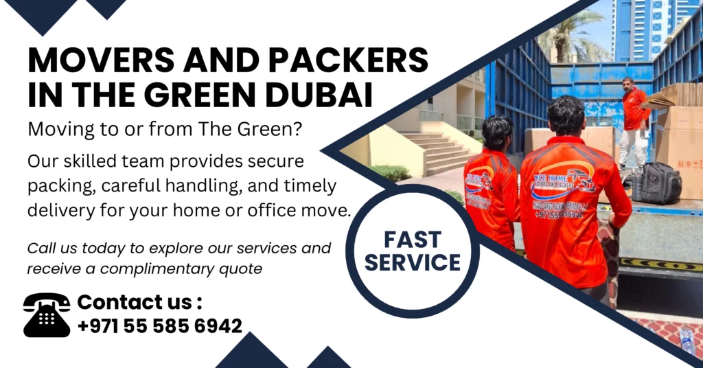 Movers And Packers in the Green Dubai