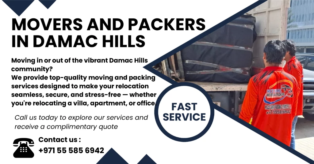 Movers and Packers in Damac Hills
